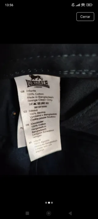 Gorra Lonsdale Infantil