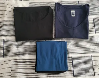 Pack 5 Camisetas Deportivas Mujer L-XL NUEVO