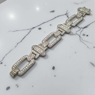 pulsera-platino-diamantes-art-deco