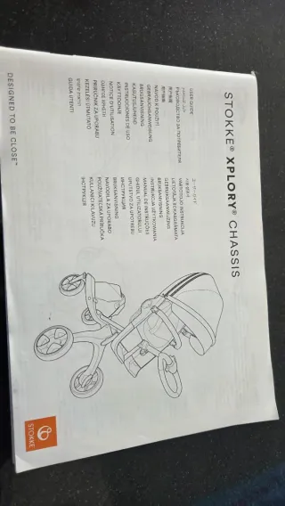 Carrito Stokke rosa con capazo, silla y patín