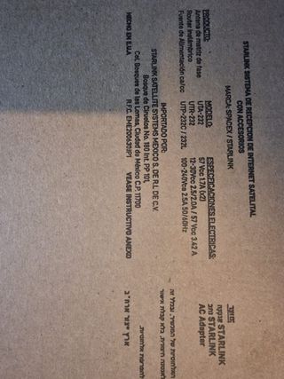 Kit WiFi Starlink SpaceX Gen3 UTA-232