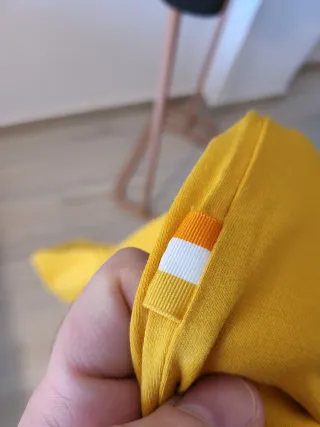 Camiseta Rapha Logo Mostaza Talla 2XL