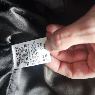 Cazadora Piel Tintoretto Negra