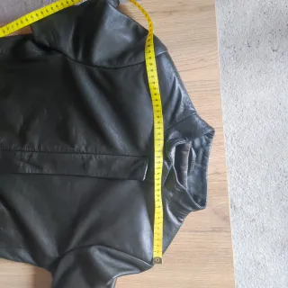 Cazadora Piel Tintoretto Negra