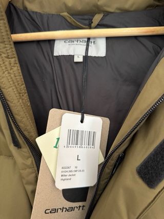 Anorak Carhartt verde talla L