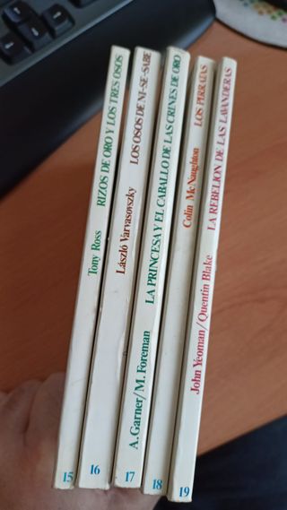 Lote 5 Libros Altea Benjamín (Números 15 al 19)