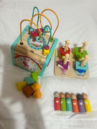 Juego de mesa educativo madera