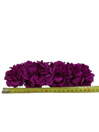 Diadema Claveles Flamenca Morado mide 22cm