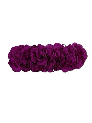 Diadema Claveles Flamenca Morado mide 22cm