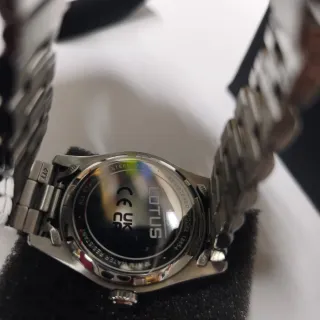 Reloj Lotus Azul y Plateado