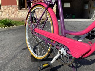 Bicicleta BH Gacela rosa y morada