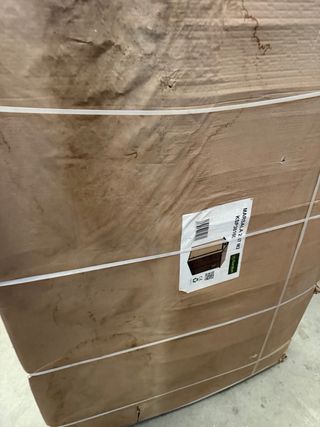 Caseta jardín resina 132x190x203cm 2,47 m² Marsala