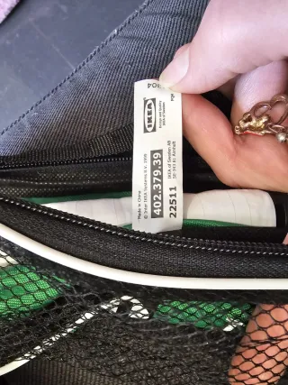 2 racchette da badminton verdi