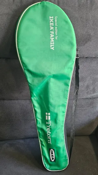 2 racchette da badminton verdi