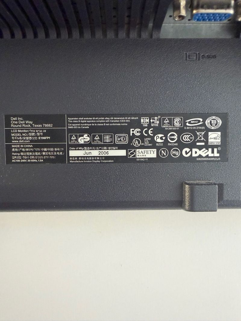 Monitor Dell Negro afbeelding 6