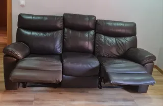Conjunto sofá 3 plazas y sillón relax