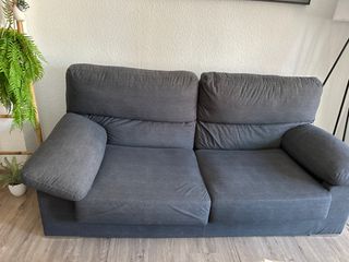 Sofá gris 3 plazas