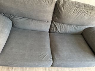 Sofá gris 3 plazas