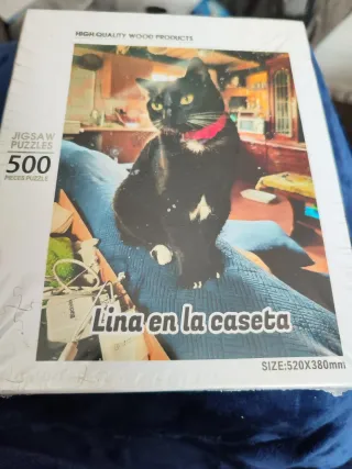 Puzzle gato negro 500 piezas