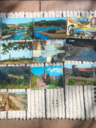 Lote 16 Postales Asturias. Vintage