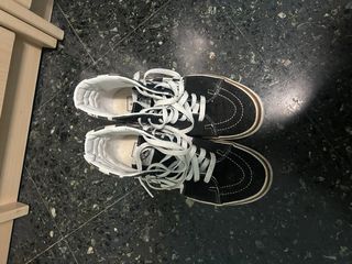 Vans Doble Plataforma Cuadros