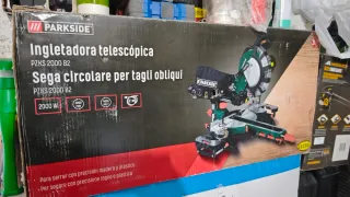 Sierra Ingletadora telescópica Parkside 2000W