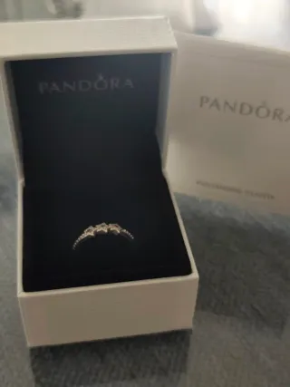 Anillo Pandora Estrellas Plata