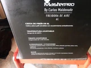 Freidora de Aire MasterPRO 6L