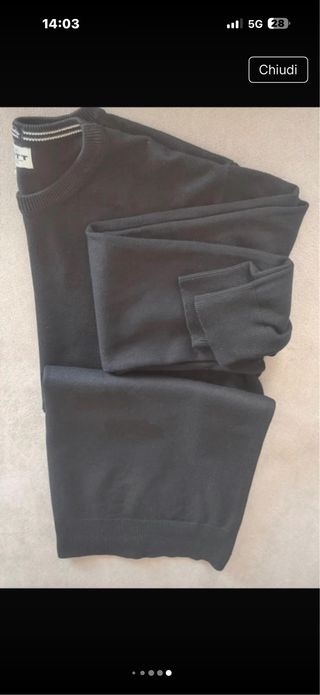 Maglioncino Alcott nero girocollo