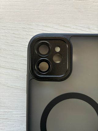 Custodia iPhone 11 Nera Protezione Fotocamera