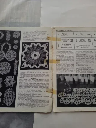 Modernos centros de crochet