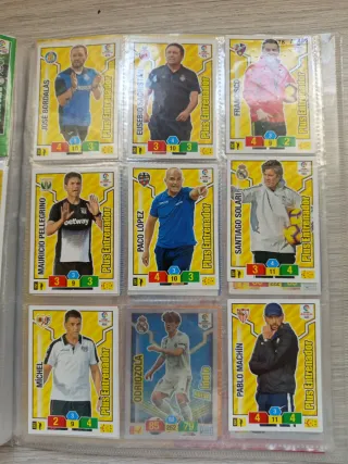 Colección Cartas Panini Entrenadores Fútbol
