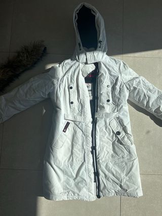 Chaqueta Invierno Mujer Canada Weather Gear Blanca