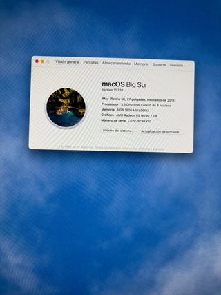 Apple iMac Core i5(27-inch,8GB,1TB)REACONDICIONADO