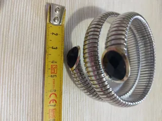 Bracciale tubogas oro 18kt con onice