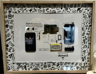 Cuadro Arte Tecnológico iPhone 3G, por encargo.