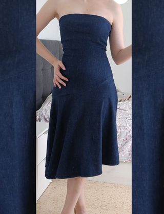 Vestido midi de ZARA. Nuevo sin estrenar y con eti