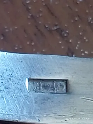 Bracciale Egiziano Oro 14kt e Argento Anni '70