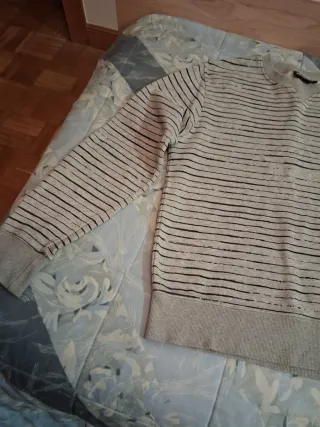 Jersey Billabong Rayas Grises y Negras