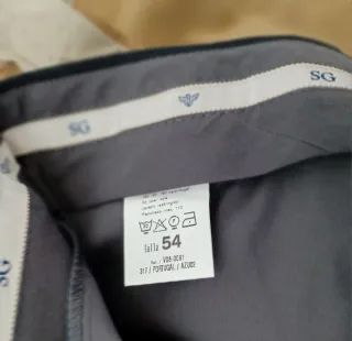 3 Pantalones de Vestir Talla 54 (XXL) Muy Buen est