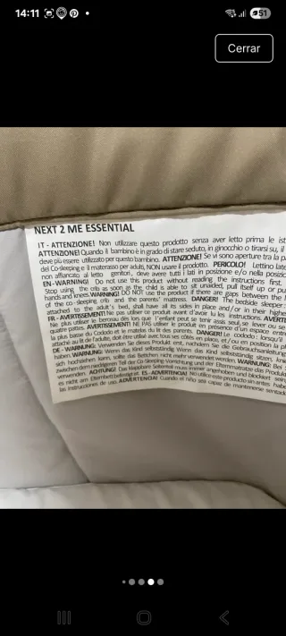 Culla ad altalena Chicco Next2Me