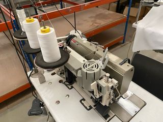 Lote 7 máquinas coser acabado impresion textil