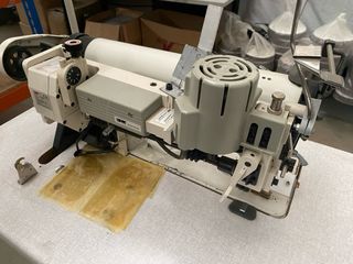 Lote 7 máquinas coser acabado impresion textil