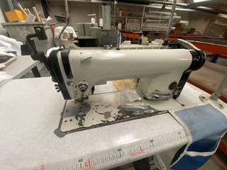 Lote 7 máquinas coser acabado impresion textil