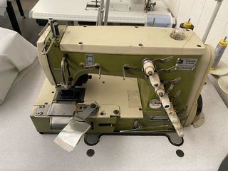 Lote 7 máquinas coser acabado impresion textil