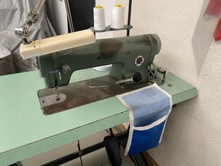Lote 7 máquinas coser acabado impresion textil