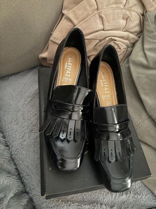 Mocasines charol negros Marypaz Talla 41