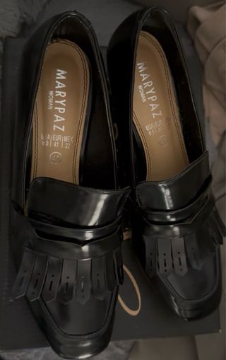 Mocasines charol negros Marypaz Talla 41