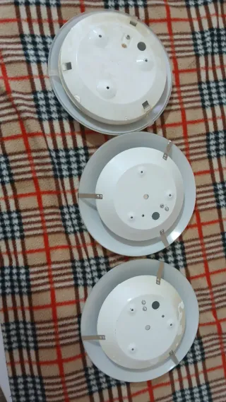 3 plafoniere bianche