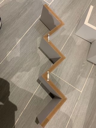 Estantería Zigzag Blanca